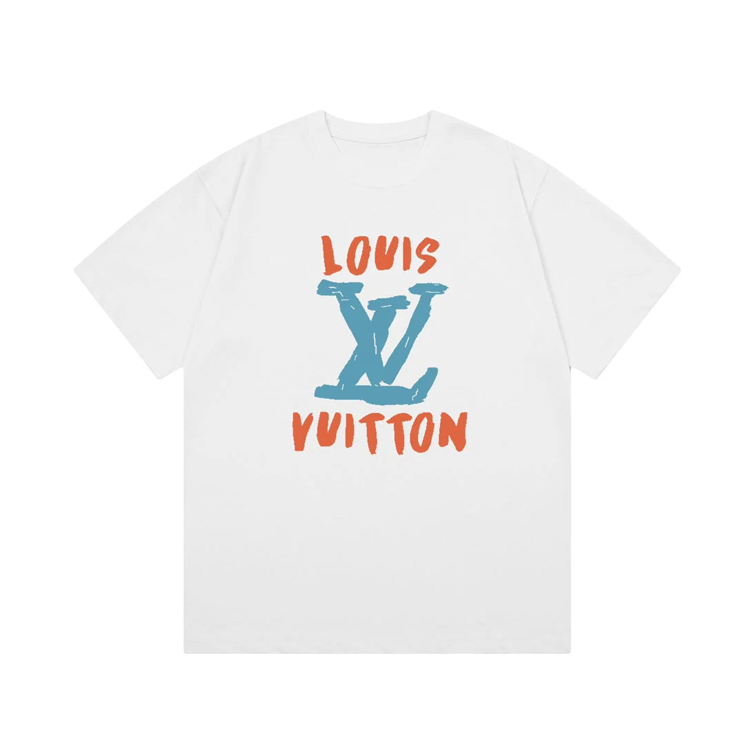 Hand Drawn Graffiti Print T Shirt