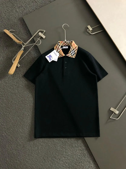 Plaid Collared Polo Shirt