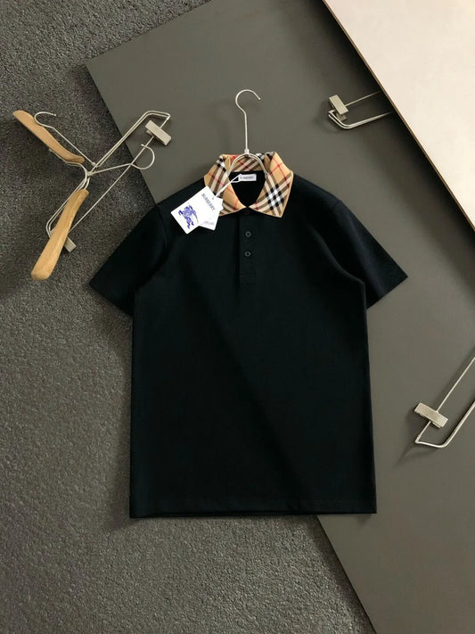 Plaid Collared Polo Shirt