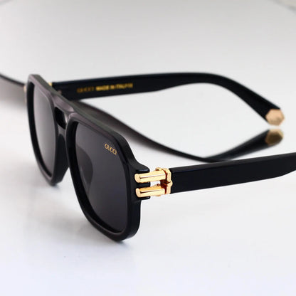 Double Bridge Square Sunglasses