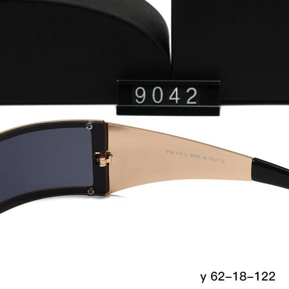 Unique One-Piece Square Sunglasses