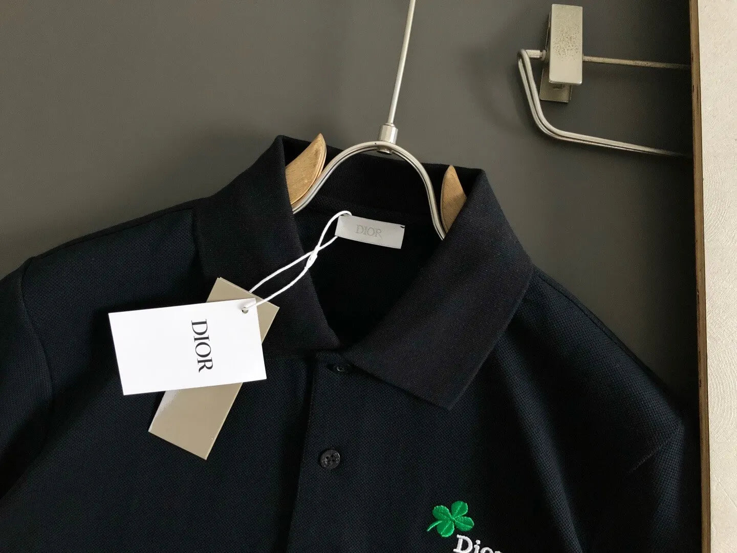 Clover Embroidered Polo Shirt