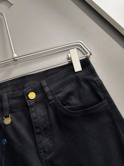 Patch Straight Jeans