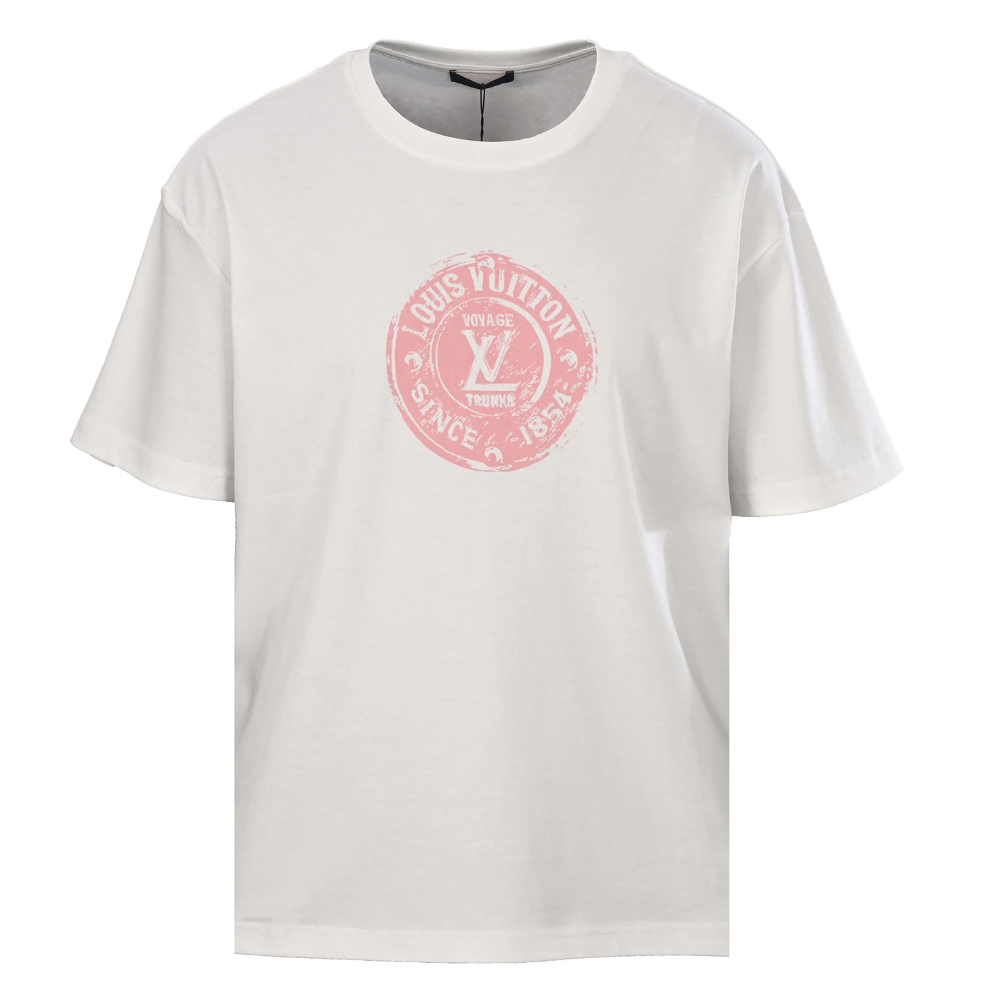 Vintage Circular Stamp Print T-Shirt