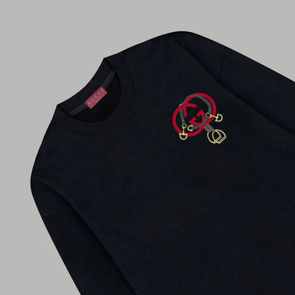 Horse-Year Print Sweatshirt