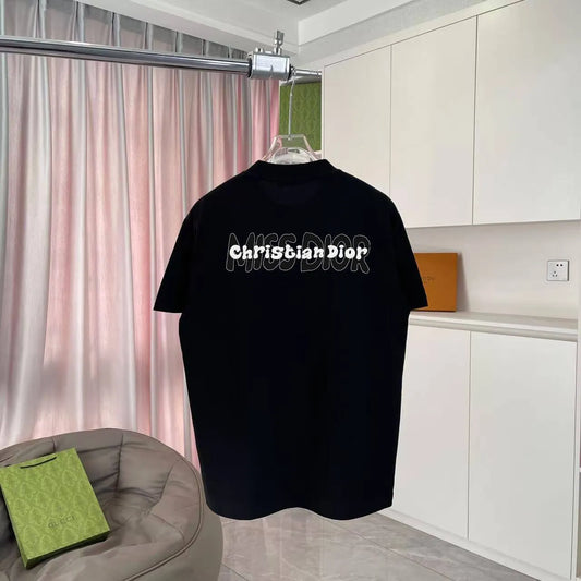 Contrast Crew Neck Casual T‑Shirt