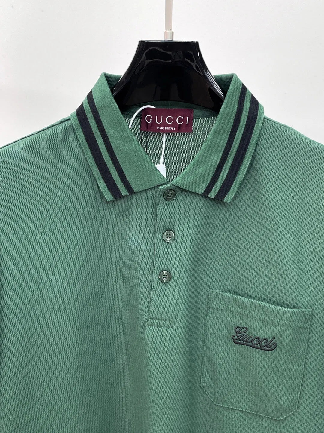 Color Block Stripe Polo Shirt