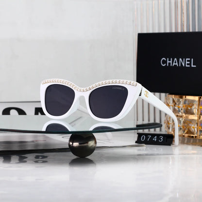 Pearl-Accented Sunglasses
