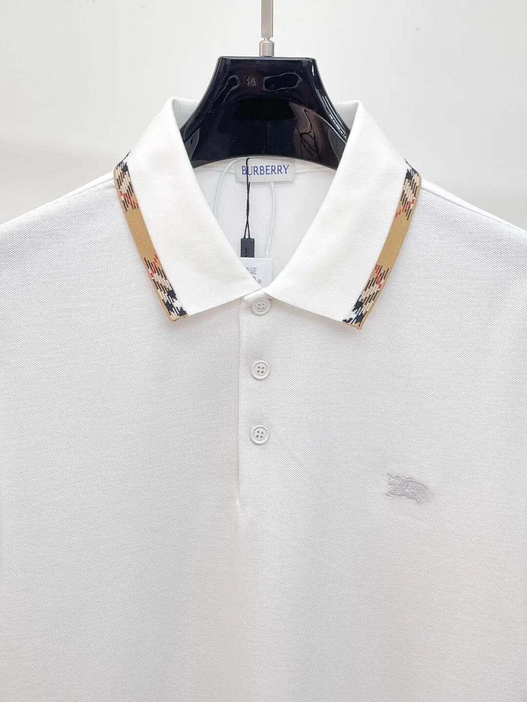 Vintage Striped Collared Polo Shirt