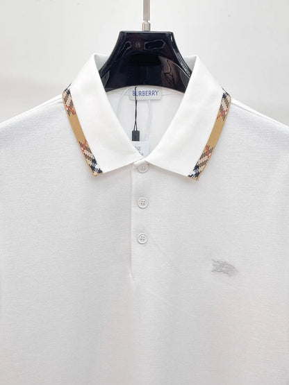 Vintage Striped Collared Polo Shirt
