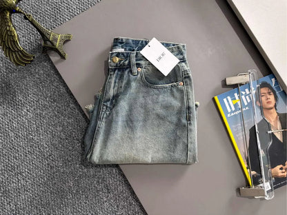 Frayed Hem Vintage Denim Shorts
