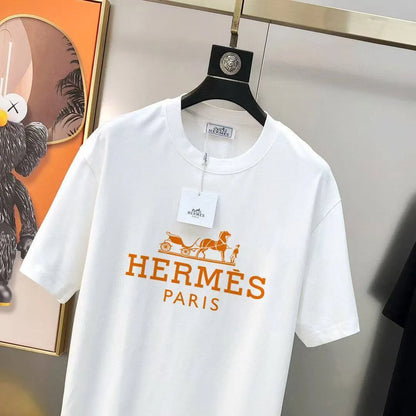 Orange Pattern Print T-Shirt