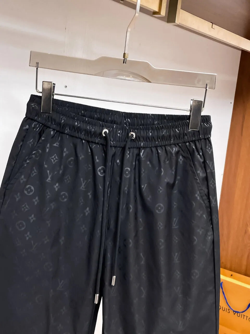 Dark Tone All‑Over Monogram Casual Shorts
