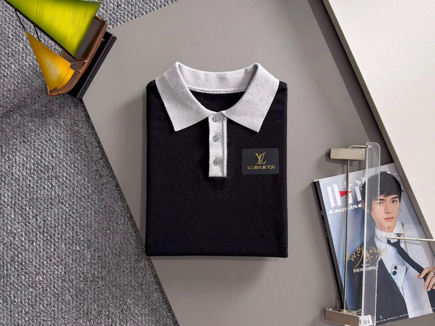 Vintage Classic Collared Polo Shirt