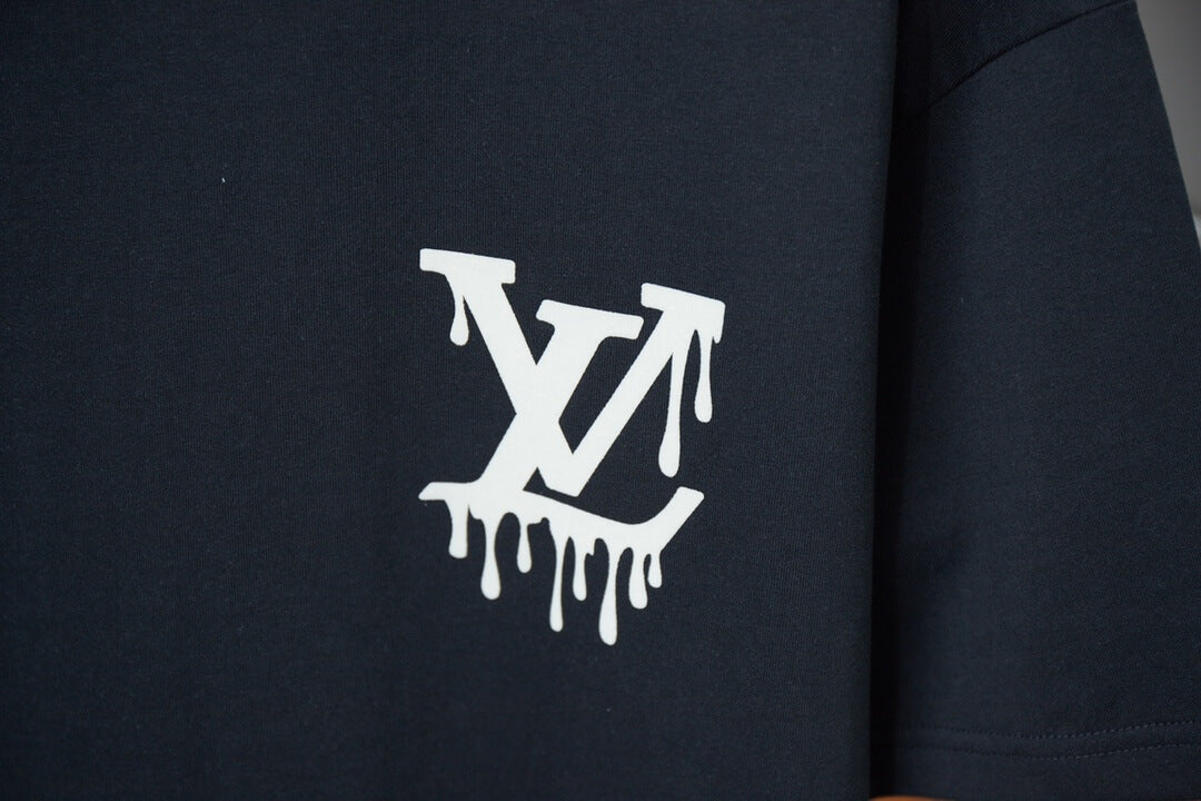 Back Melt Print Short Sleeve T‑Shirt