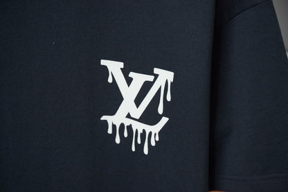 Back Melt Print Short Sleeve T‑Shirt