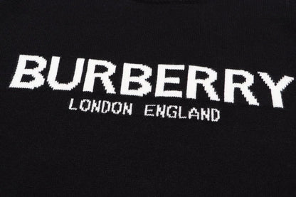 Front Letter Black Sweater
