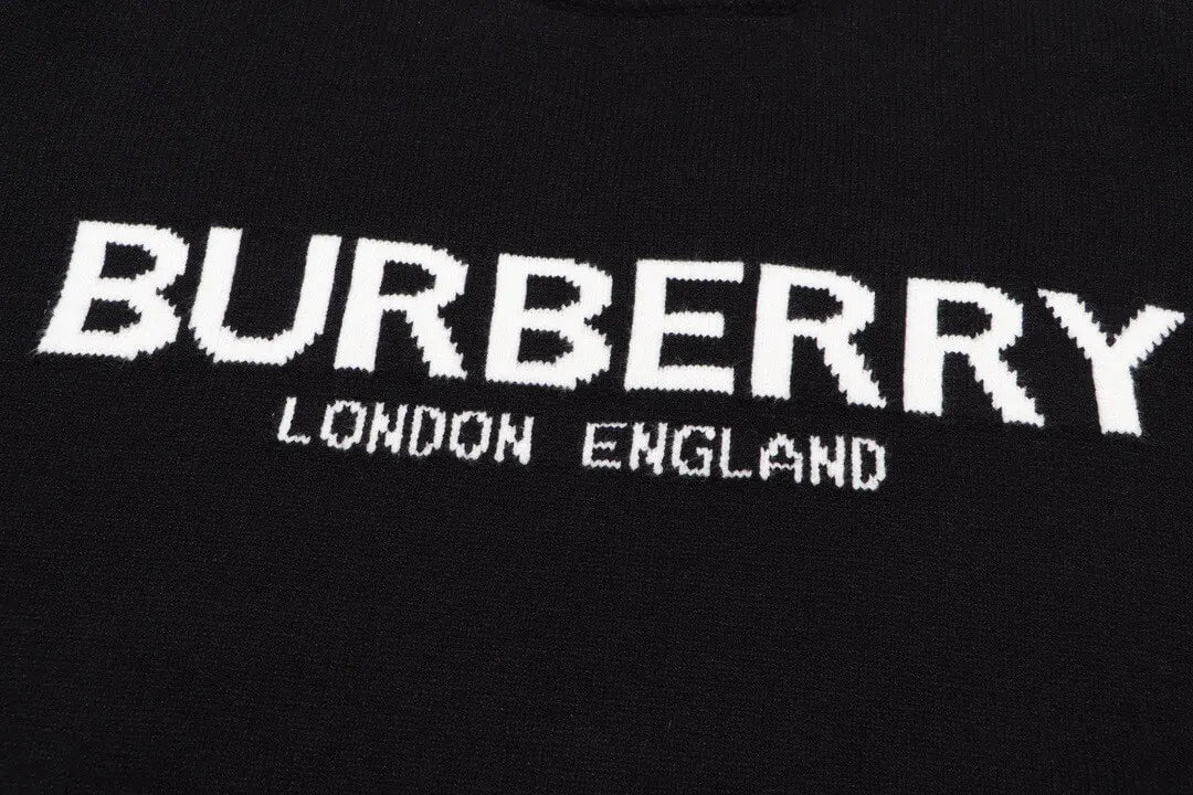 Front Letter Black Sweater