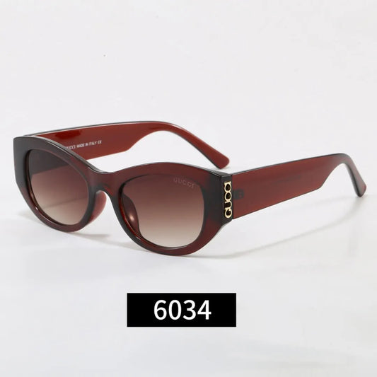 Cat-Eye Letter Sunglasses
