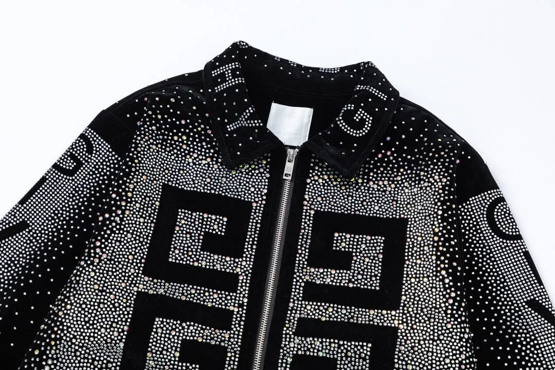 Rhinestone Square Jacket