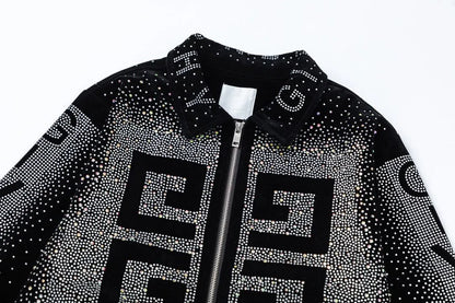 Rhinestone Square Jacket