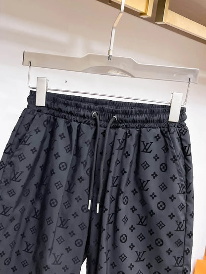 Full Monogram Printed Casual Shorts