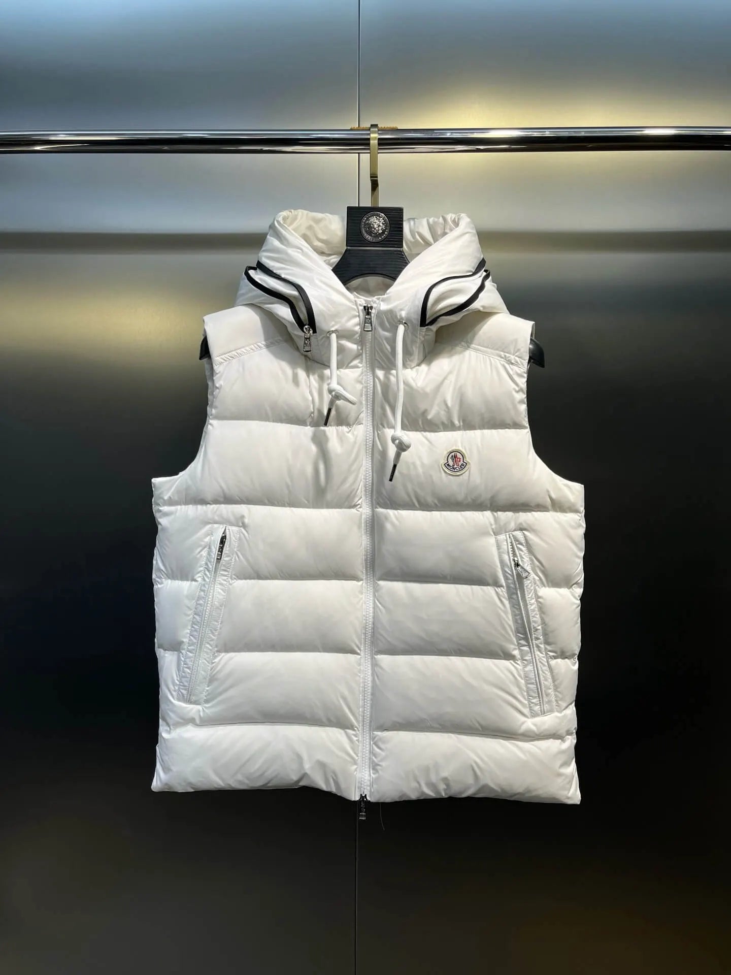 Hooded Down Gilet Jacket