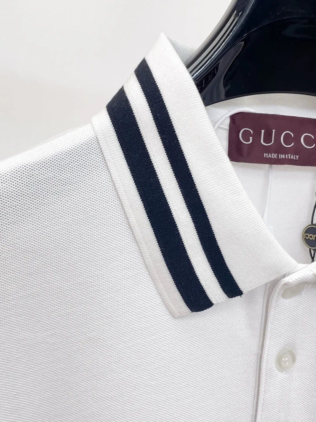 Color Block Stripe Polo Shirt