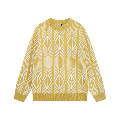 Geometric Jacquard Sweater