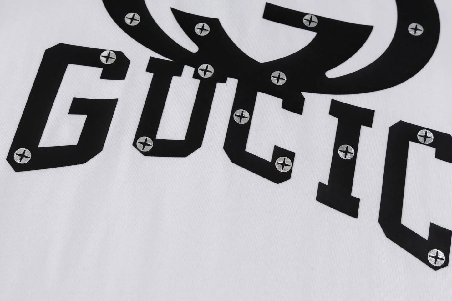 Screw Letter Print T-Shirt