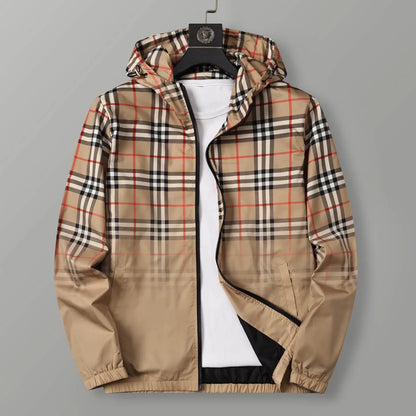 Brown Striped Jacket