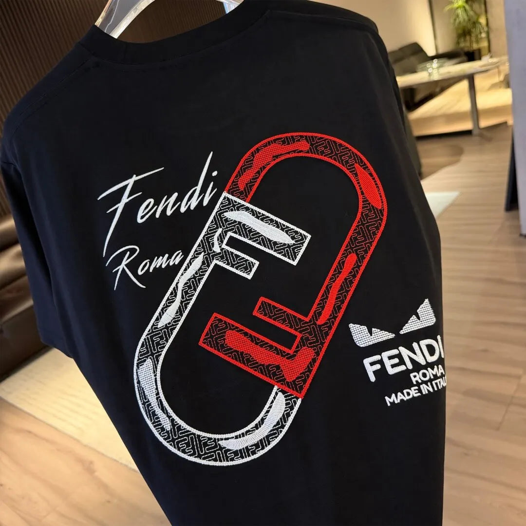 Paperclip Embroidered T‑Shirt