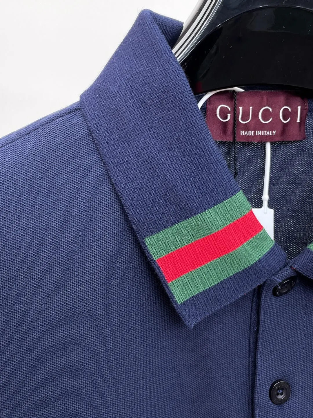 Classic Contrast Striped Polo Shirt