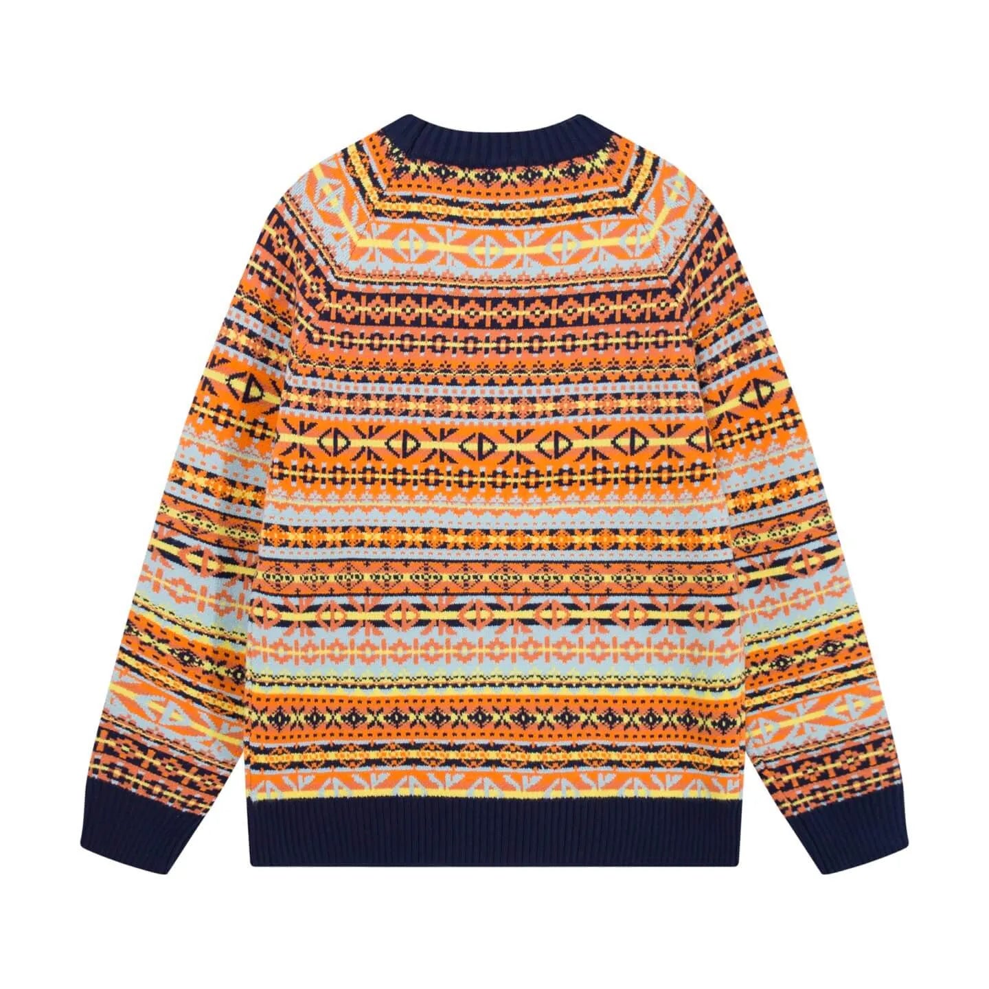 Retro Geo Jacquard Knit