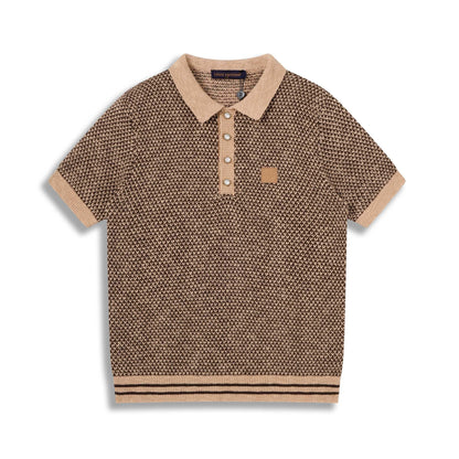 New Mesh Knit Polo Shirt