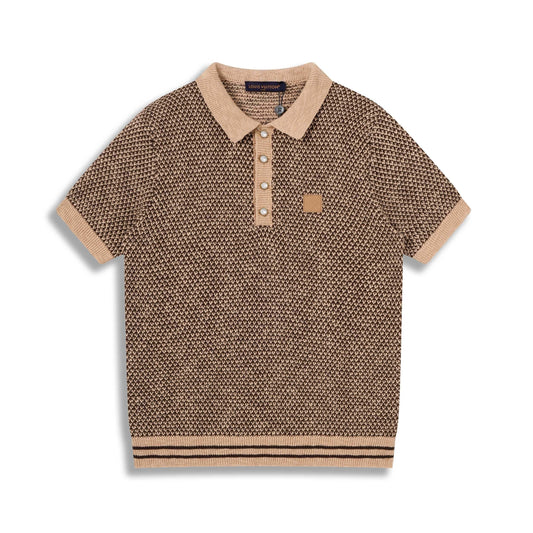 New Mesh Knit Polo Shirt