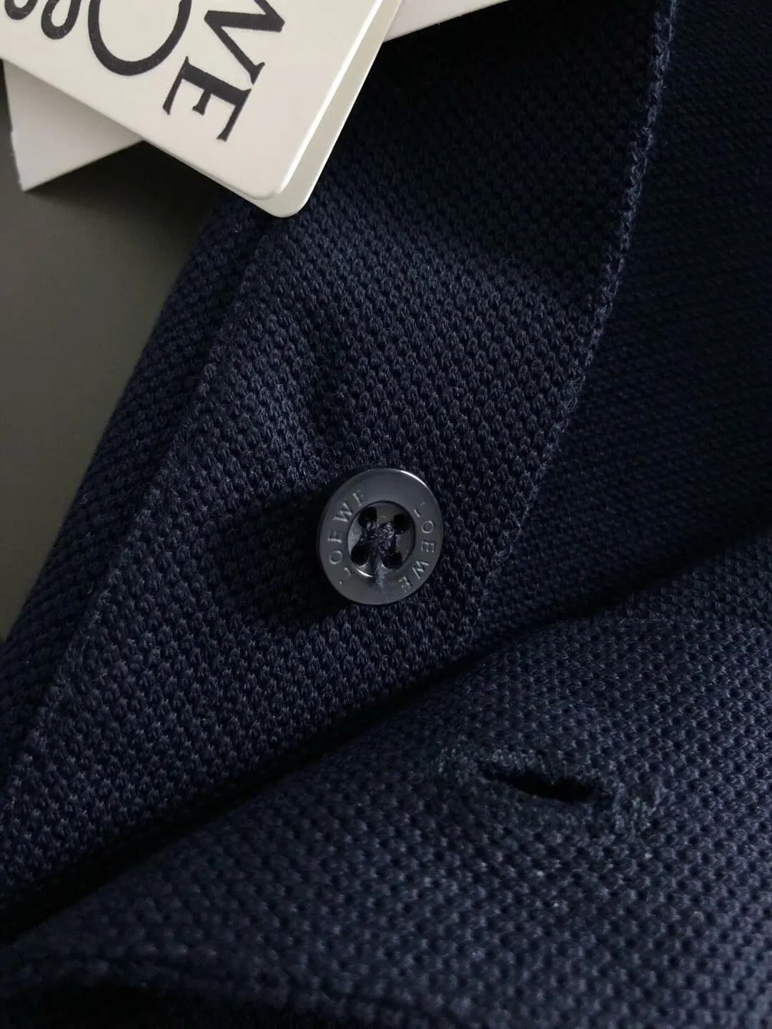 Pattern Embroidered Polo Shirt
