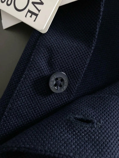 Pattern Embroidered Polo Shirt