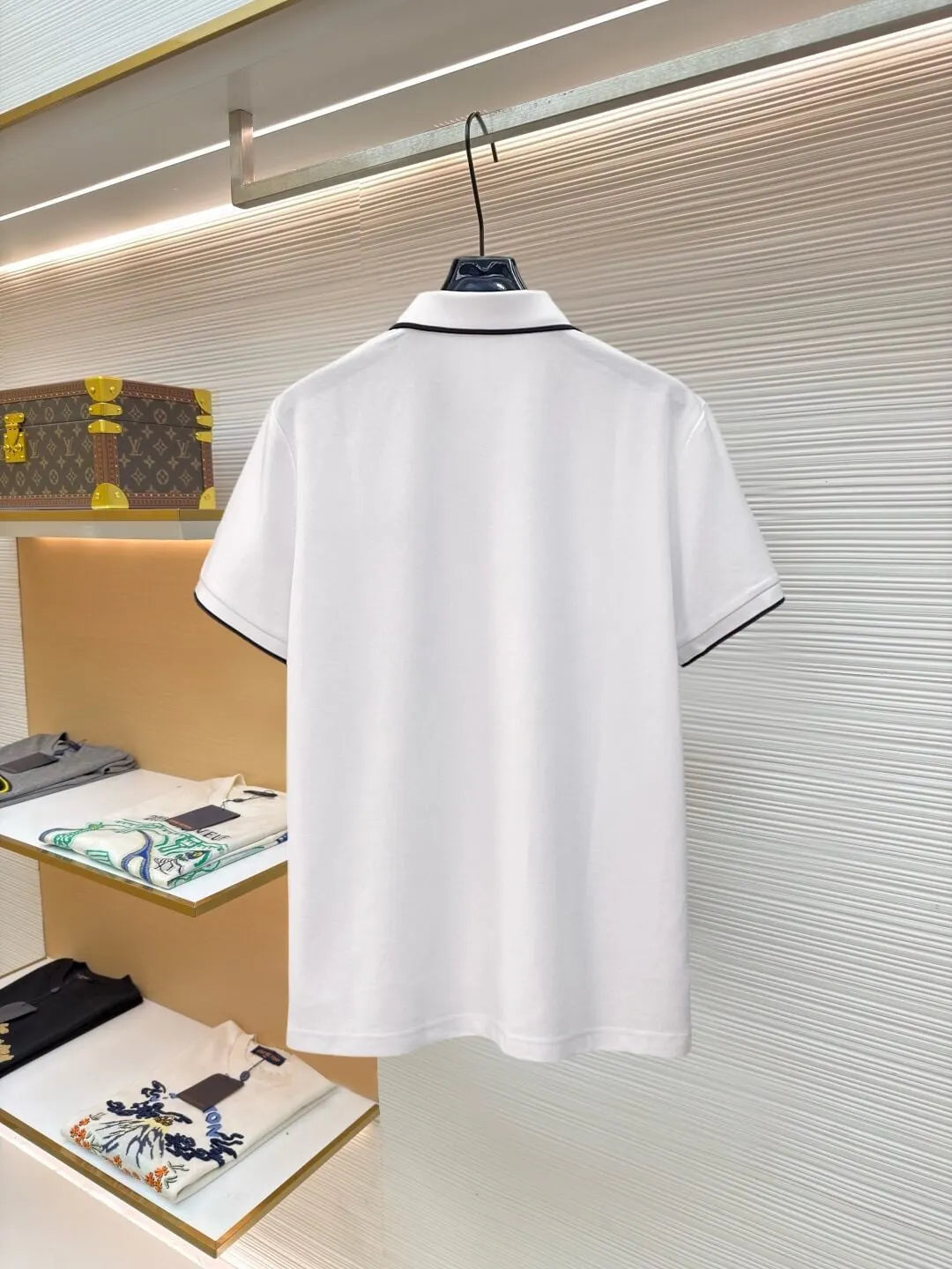 Classic Embroidered Triangle Polo Shirt