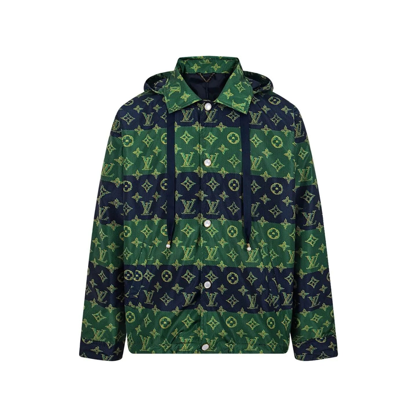 Green All‑Over Print Jacket