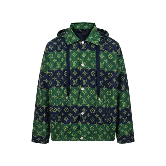 Green All‑Over Print Jacket
