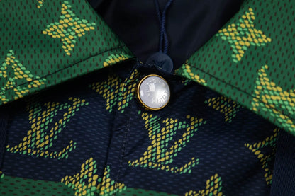 Green All‑Over Print Jacket