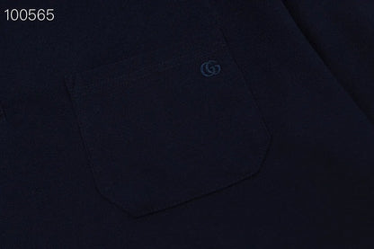 Tie Color Striped Polo Shirt