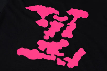 Cloud Letter Print T-Shirt