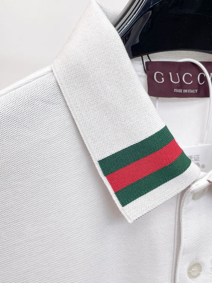 Classic Contrast Striped Polo Shirt