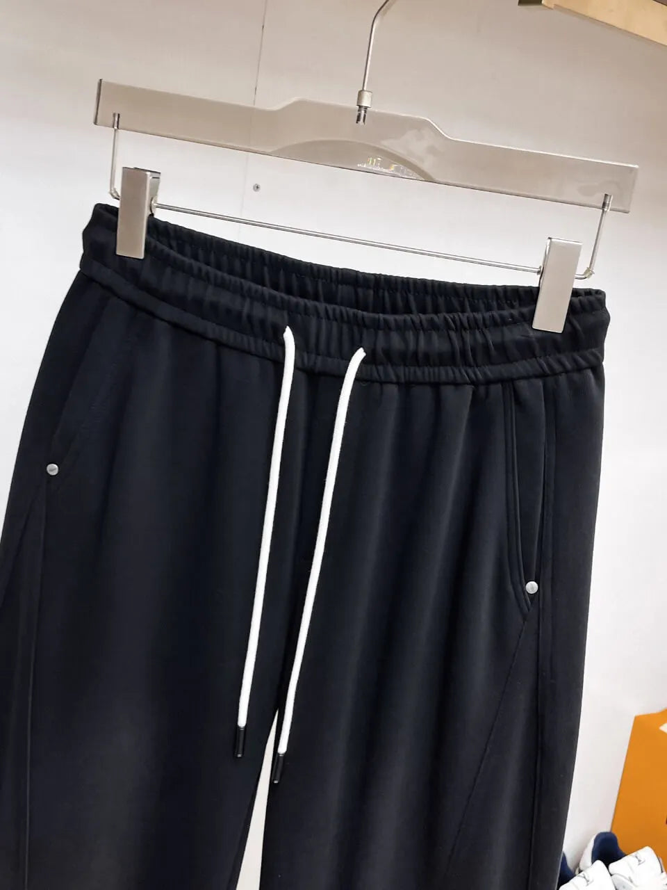 Side Circular Embroidery Pants