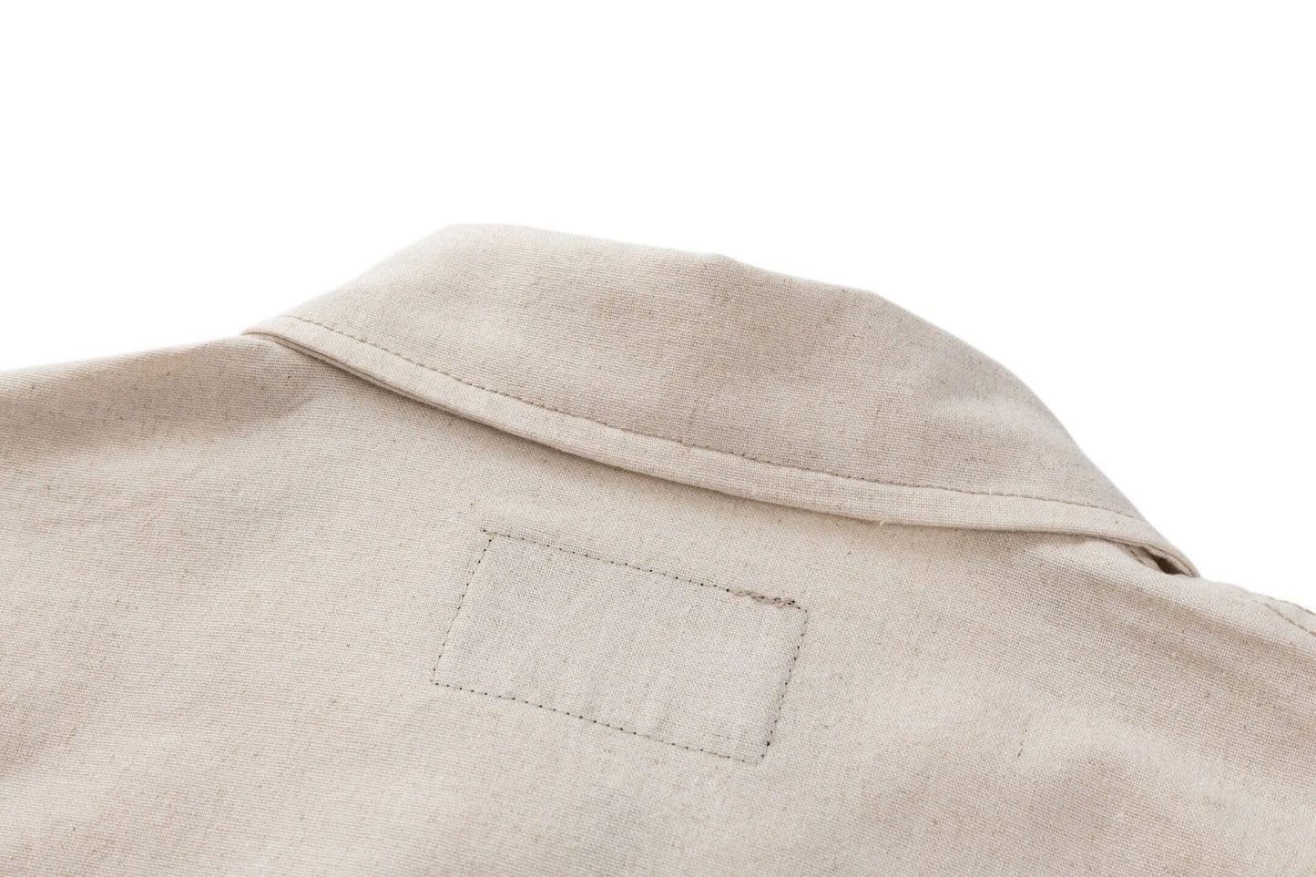 Double‑Pocket Cotton‑Linen Zip‑Up Jacket