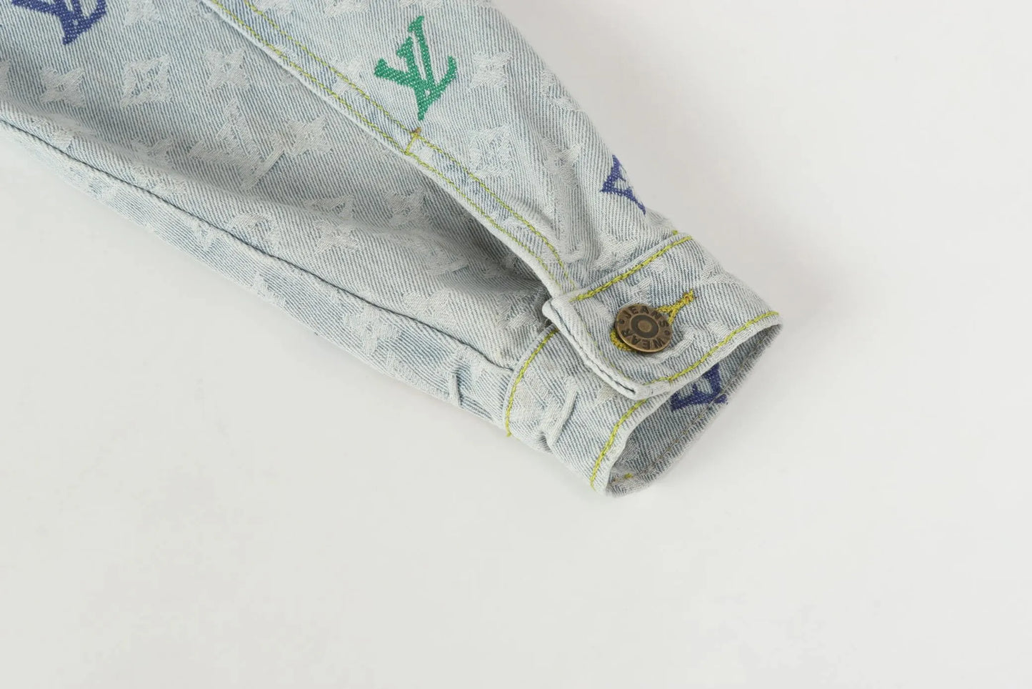 Colorful Embroidered Denim Jacket