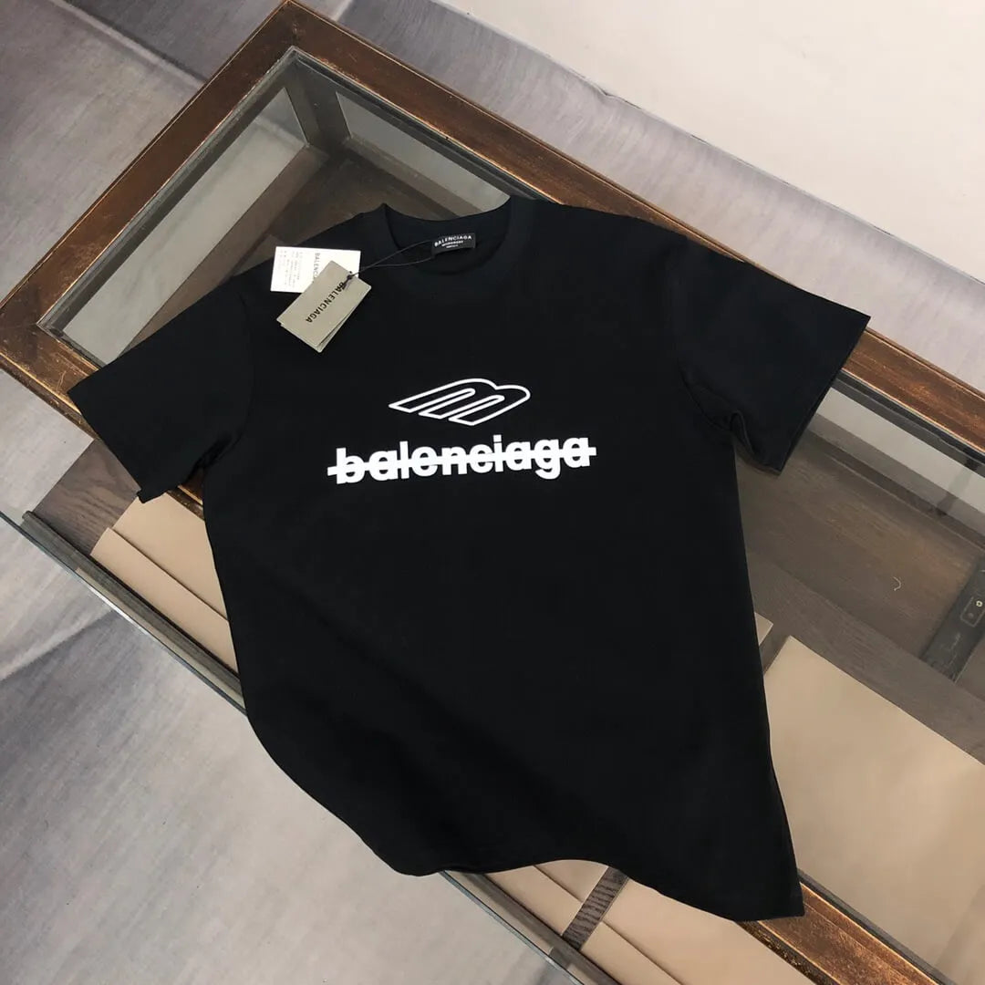 Stripe Letter T‑Shirt