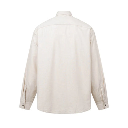 Pocket Cotton‑Linen Oversized Jacket